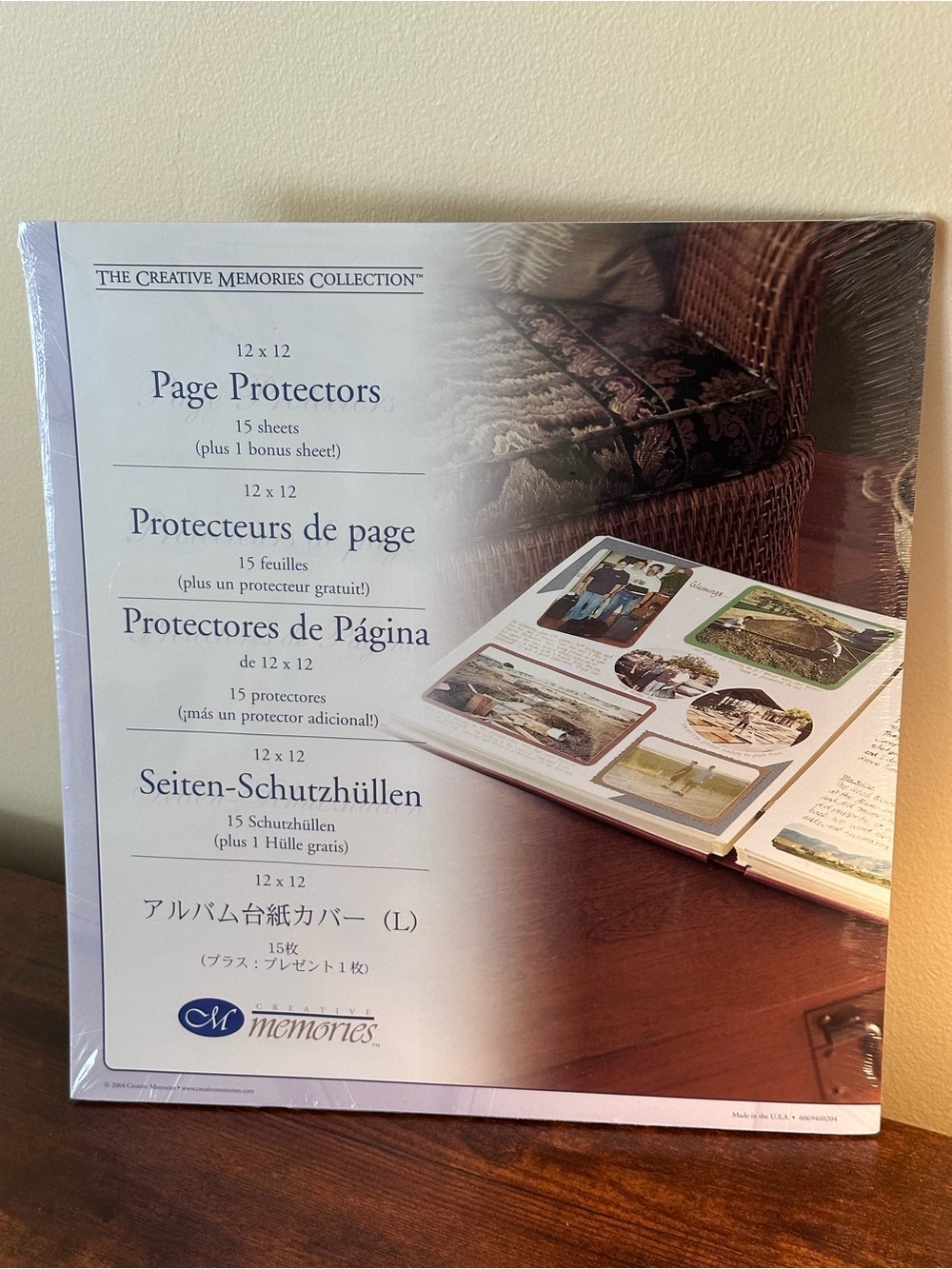 Retired Creative Memories 12x12 Page Protectors - Clear Polypropylene